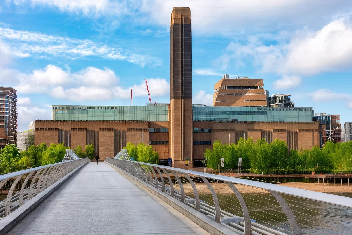Tate Modern -- former Bankside Power Station housing the UK's national gallery of international modern art
