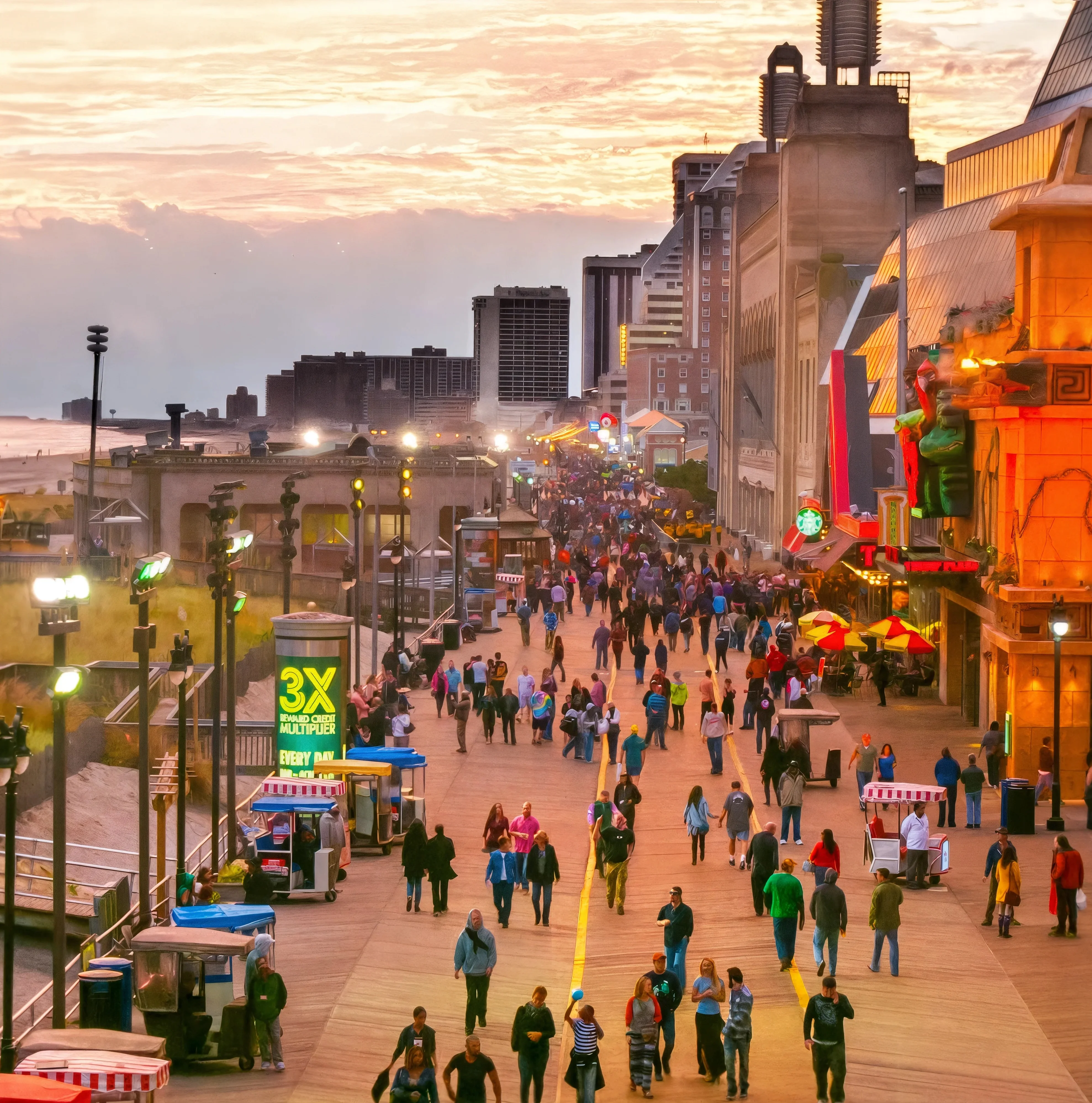 Ocean Palace Atlantic City -- large-scale resort development on the Atlantic City boardwalk